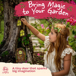 Enchanted Fairy Door Kit with Glow Windows