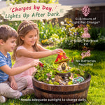 Magical Mushroom Fairy Garden Set — Solar Fairy House with 20+ Pieces