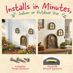 Enchanted Fairy Door Kit with Glow Windows