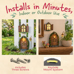 Opening Fairy Door & Window with Light