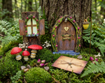 Fairy Door & Glow Mushroom Garden Bundle