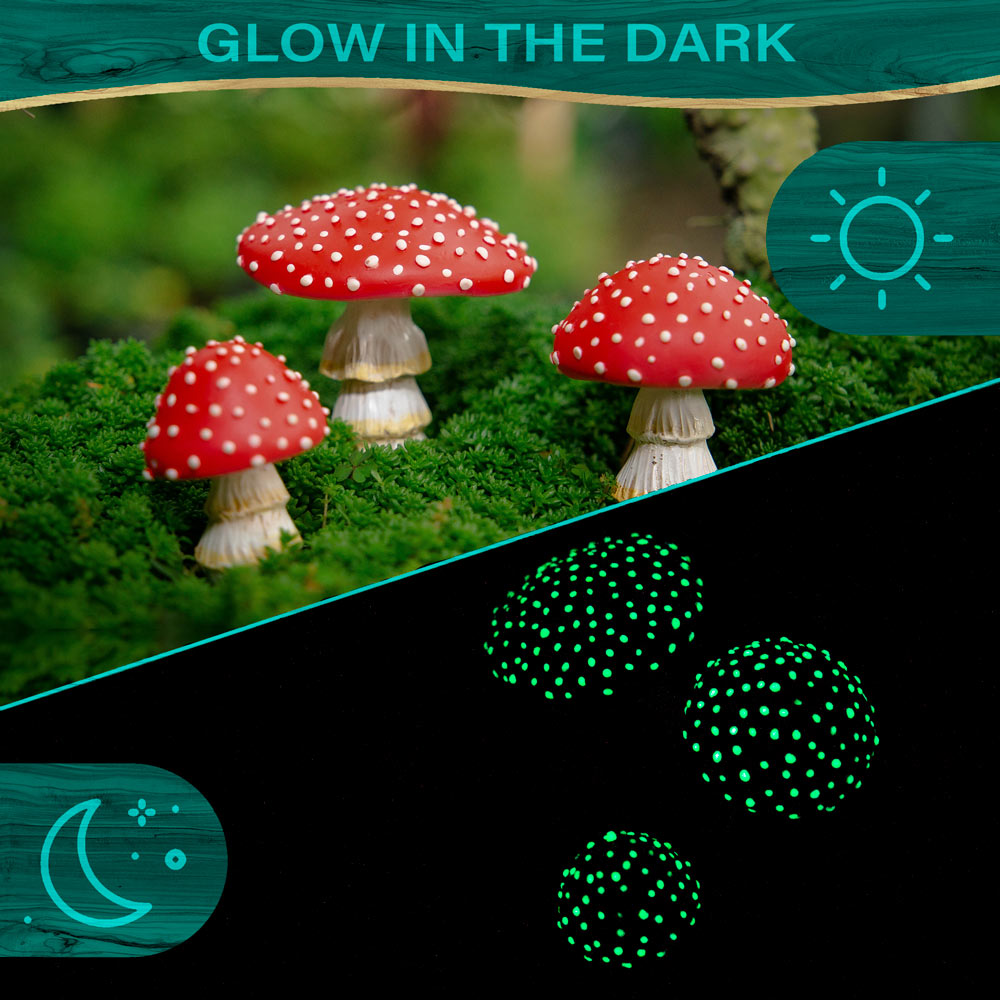 Tree Poetry Tree - mushrooms Glow in the dark